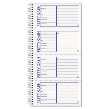 TOPS™ Petty Cash Receipt Book, Two-part Carbonless, 5.5 X 11, 4-page, 200 Forms freeshipping - TVN Wholesale